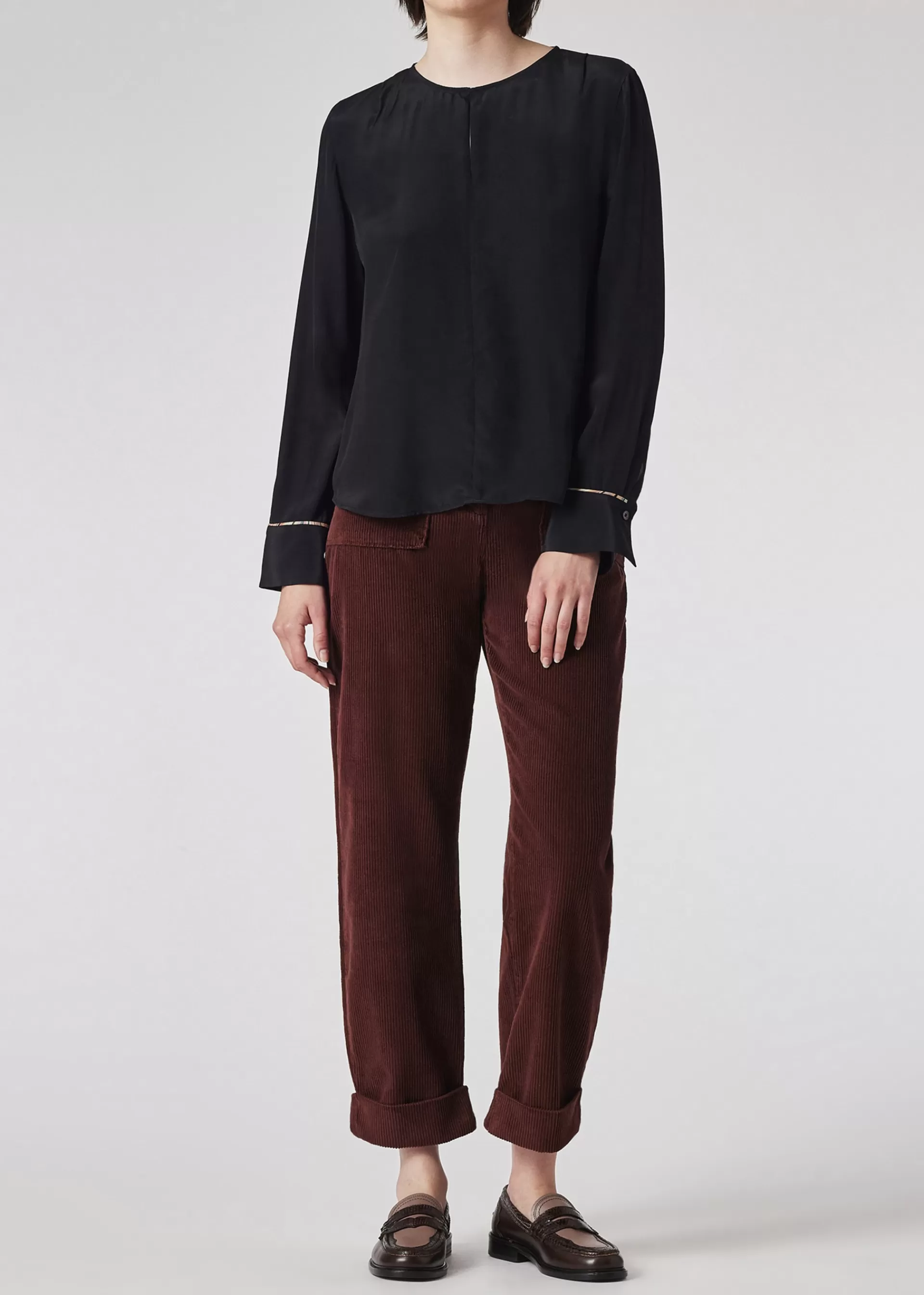 Women's Silk 'Swirl' Blouse>Paul Smith Shop