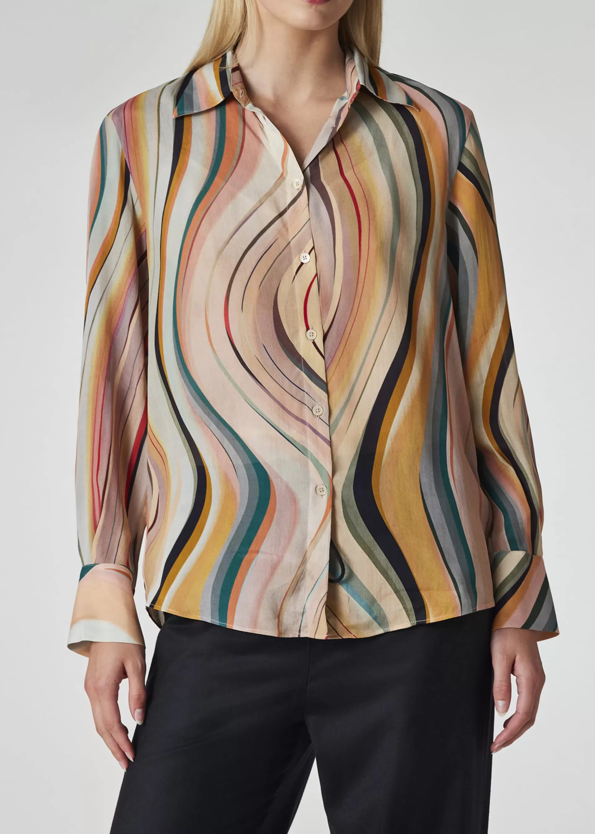 Women's Silk-Blend '' Print Shirt>Paul Smith Outlet