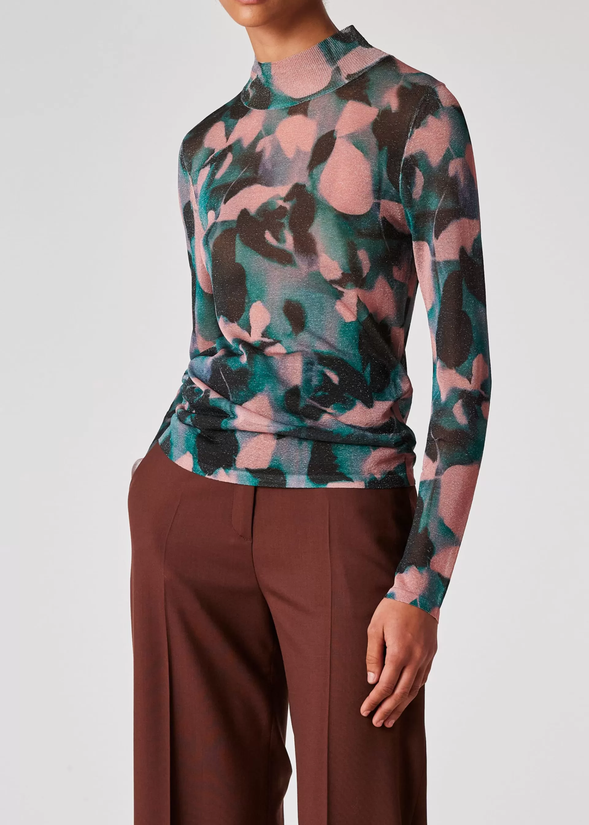 Women's 'Solar Gram' High Neck Sweater>Paul Smith Shop