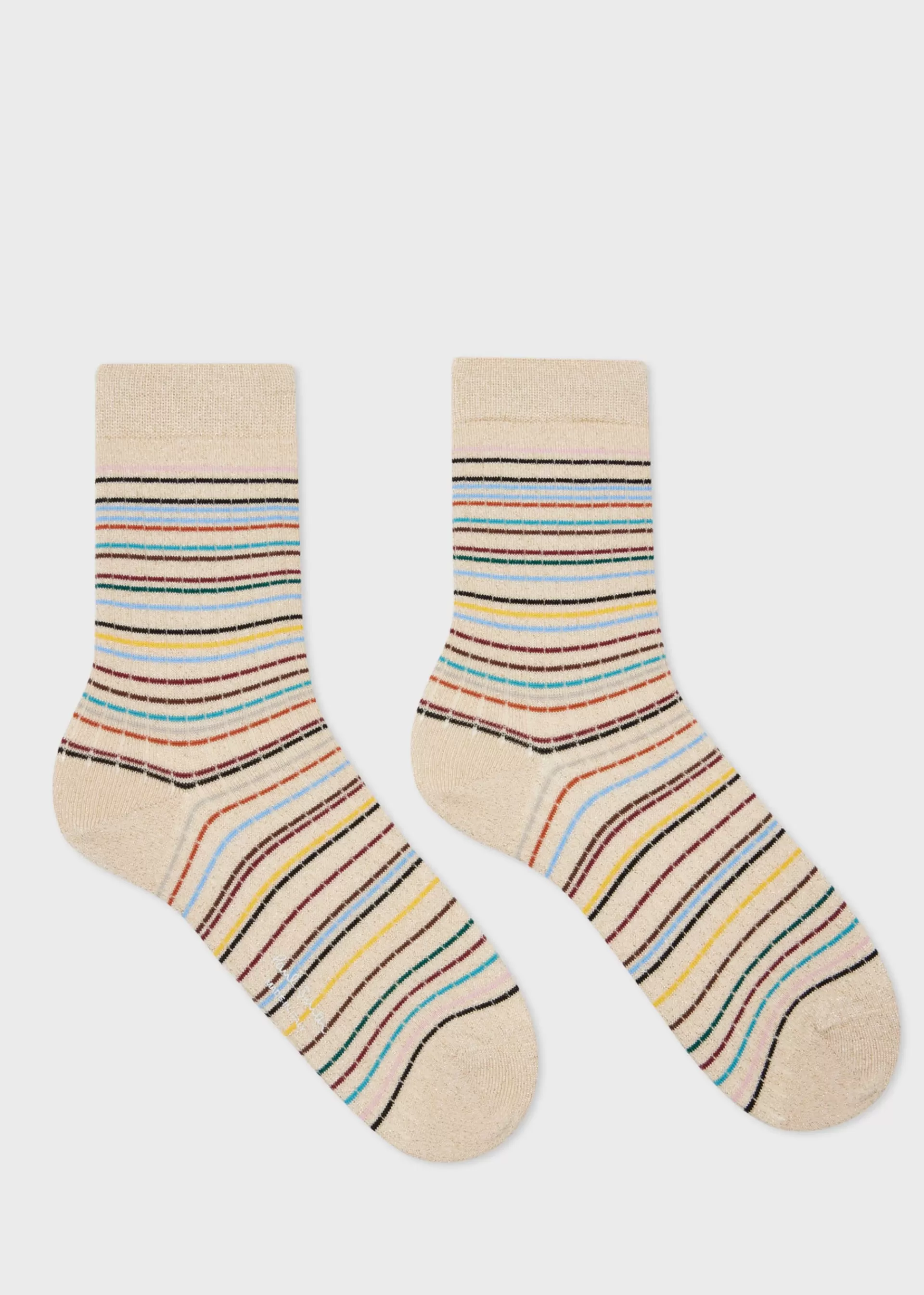 Women's Stitched 'Signature Stripe' Socks>Paul Smith Online