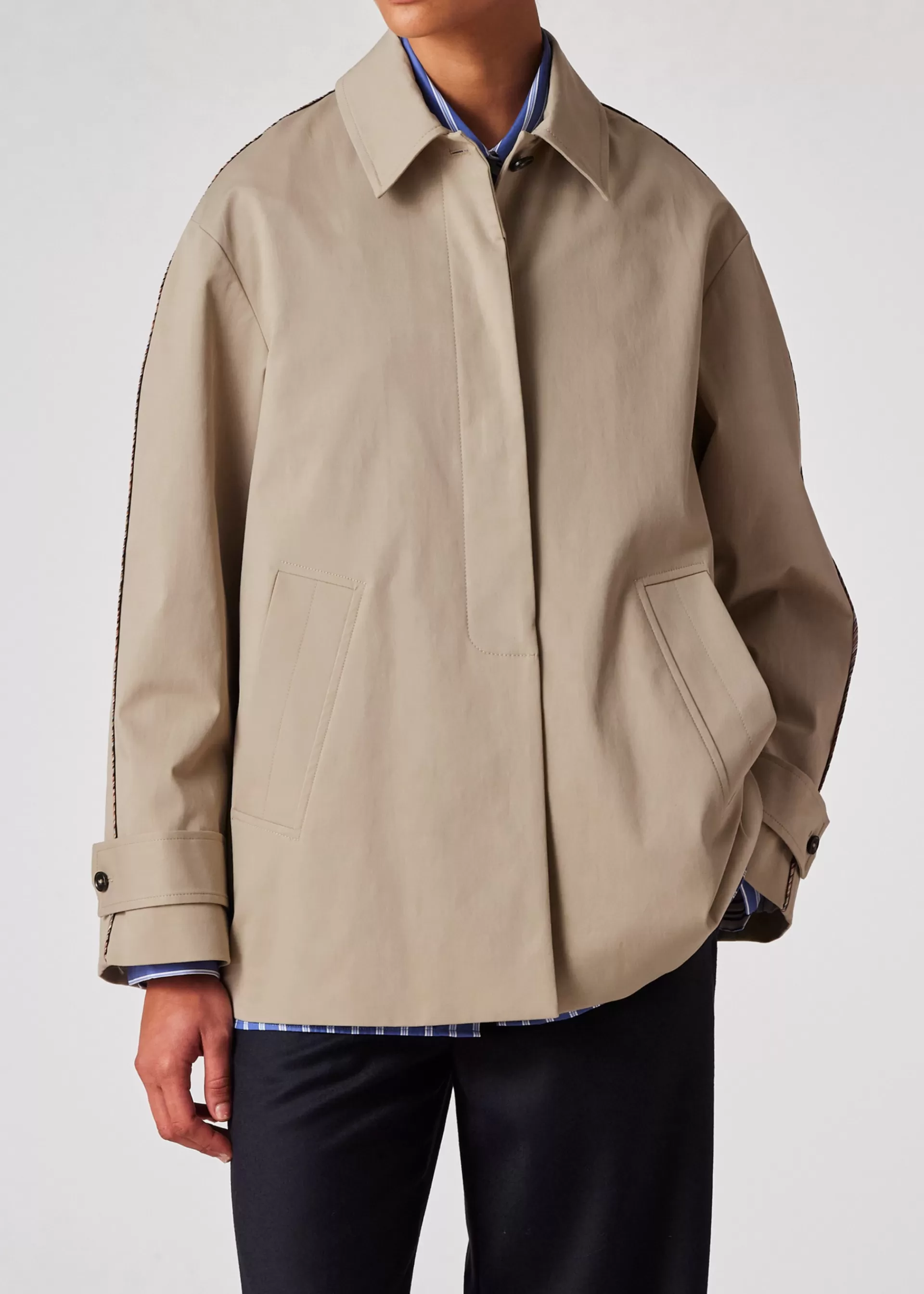 Women's Cotton Trapeze Short Jacket>Paul Smith Sale