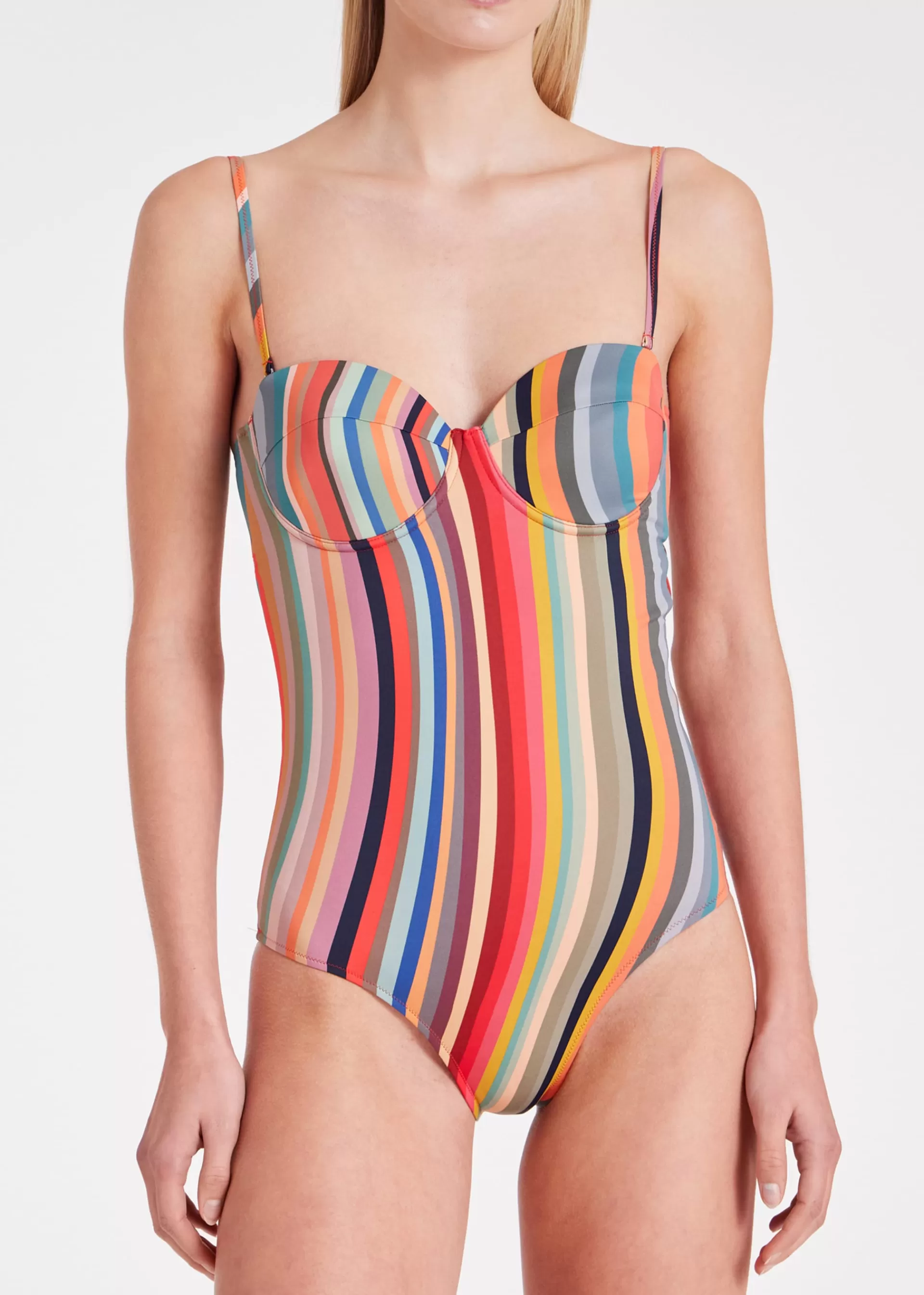 Women's '' Print Wrap Bandeau Swimsuit>Paul Smith Fashion