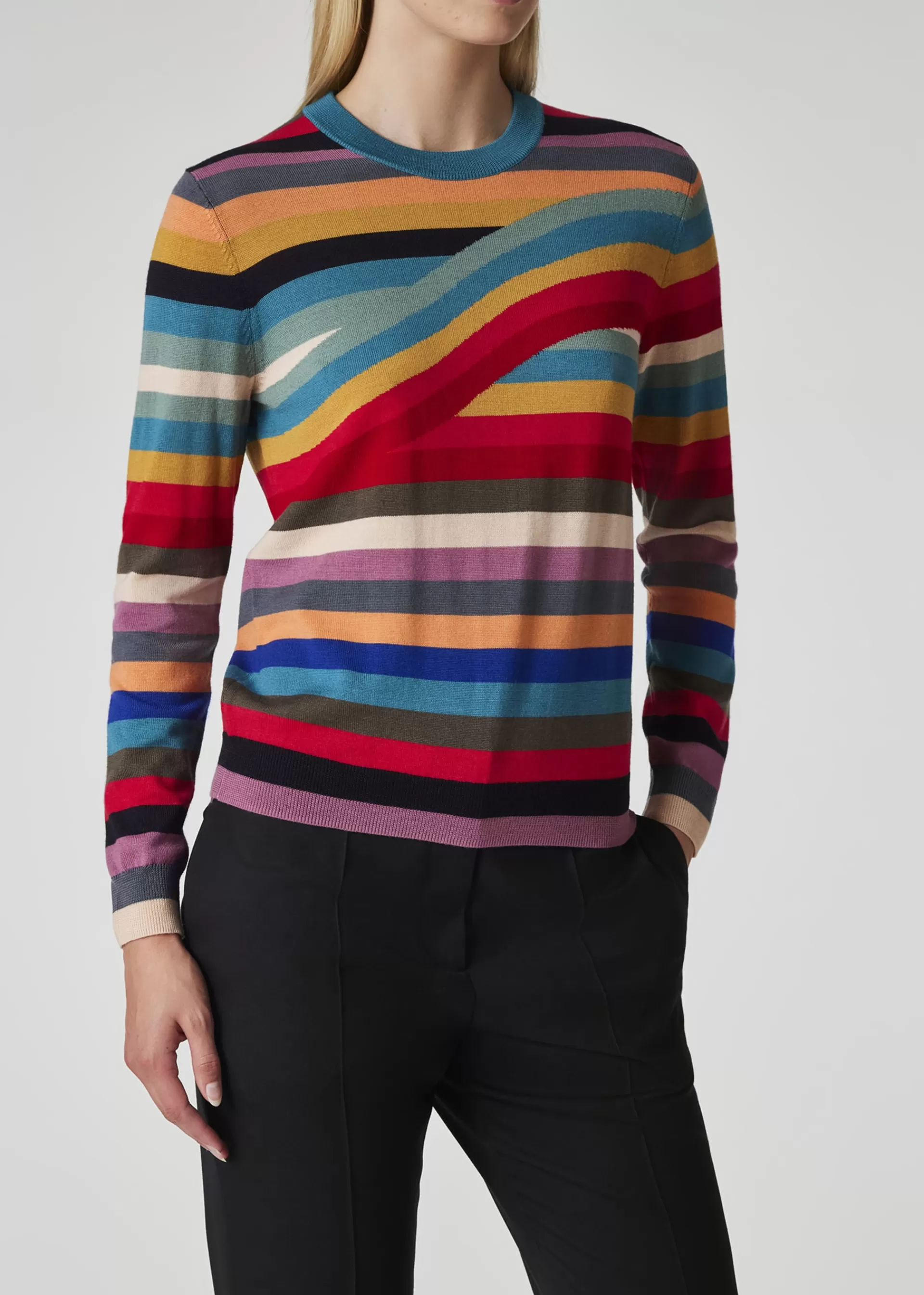 Women's '' Stripe Merino Wool Sweater>Paul Smith Hot