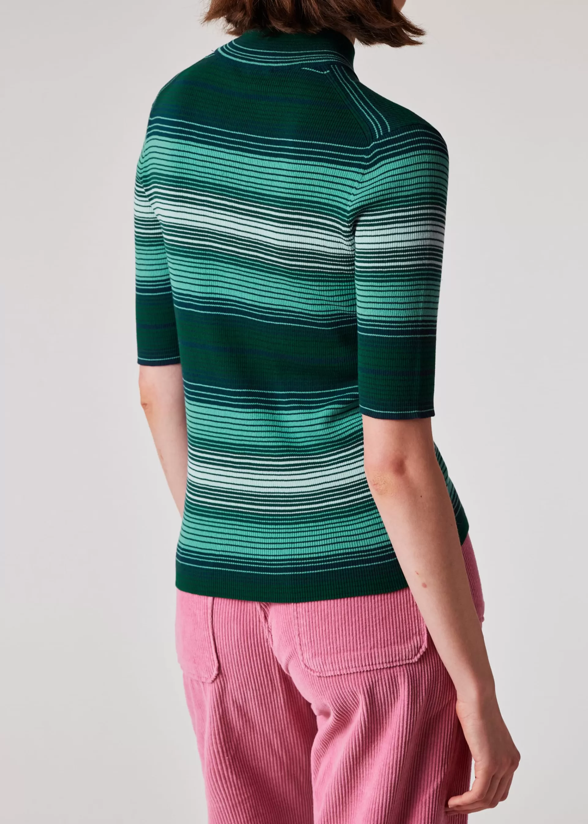 Women's Gradient Stripe Knitted Top>Paul Smith Best