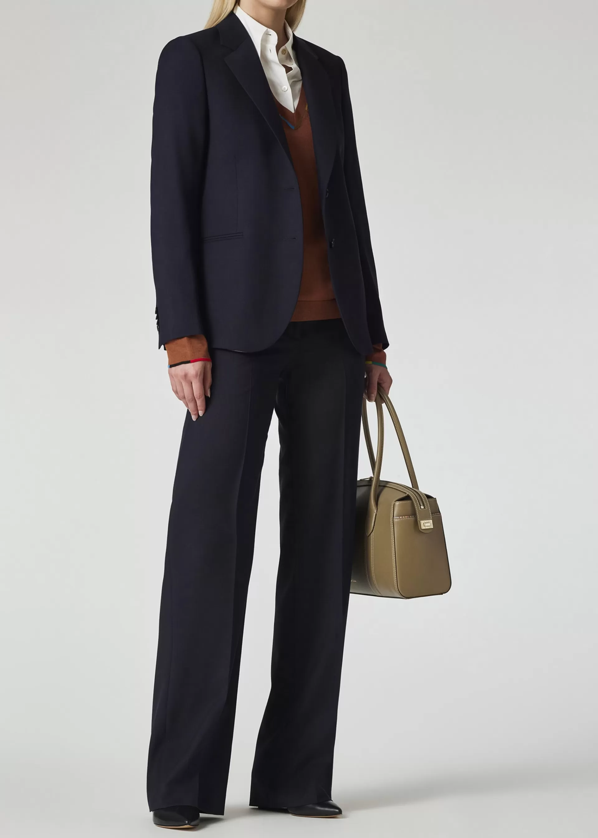 Women's Merino Knitted V Neck Sweater>Paul Smith Best Sale