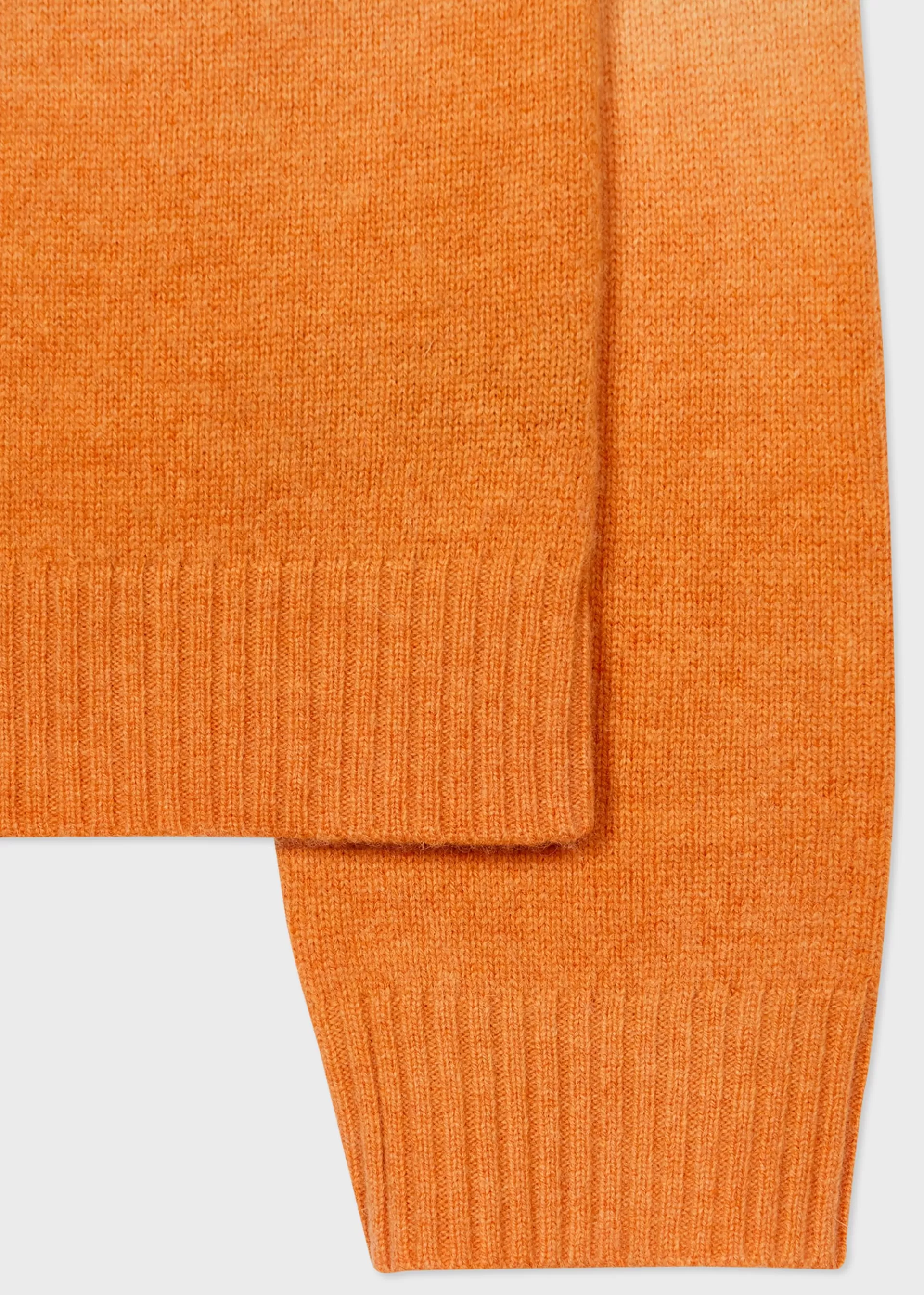 Women's and Mustard 'Happy' Ombré Knitted High Neck Sweater>Paul Smith New