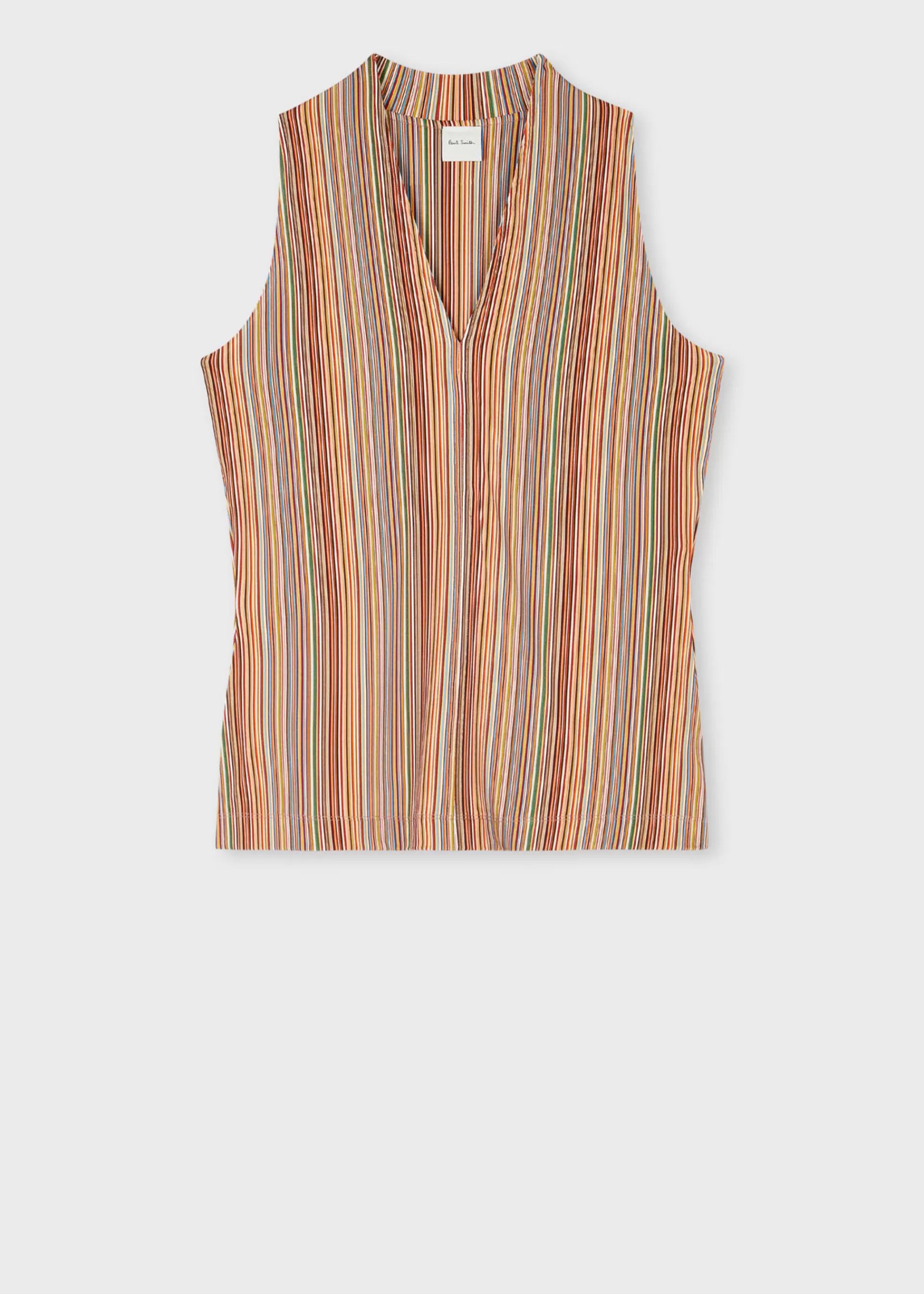 Women's Viscose 'Signature Stripe' Vest Top>Paul Smith Best Sale