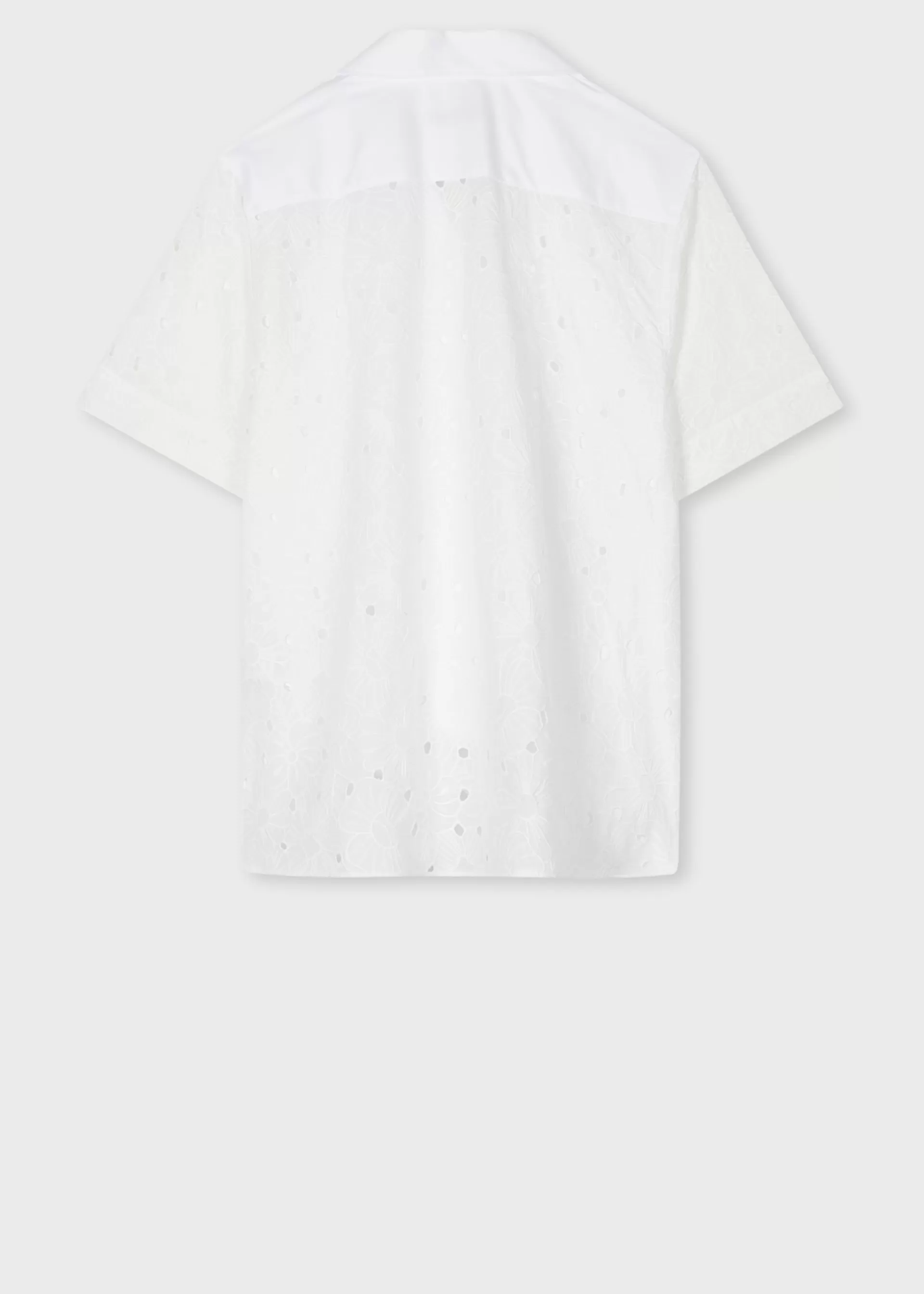 Women's Cotton Broderie Panel Shirt>Paul Smith Online