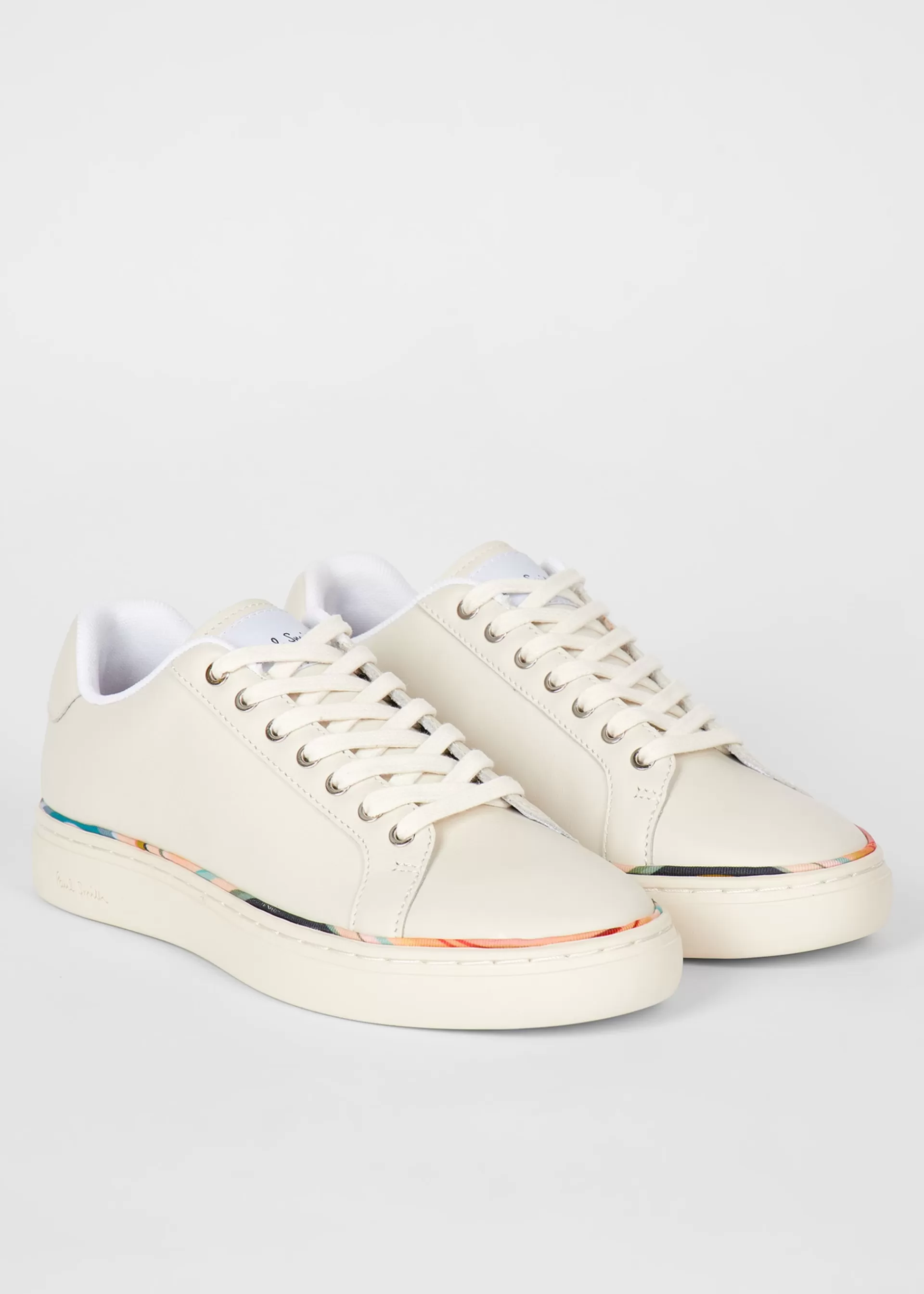 Women's Leather 'Dusky Swirl' Rand 'Lapin' Trainers>Paul Smith Online