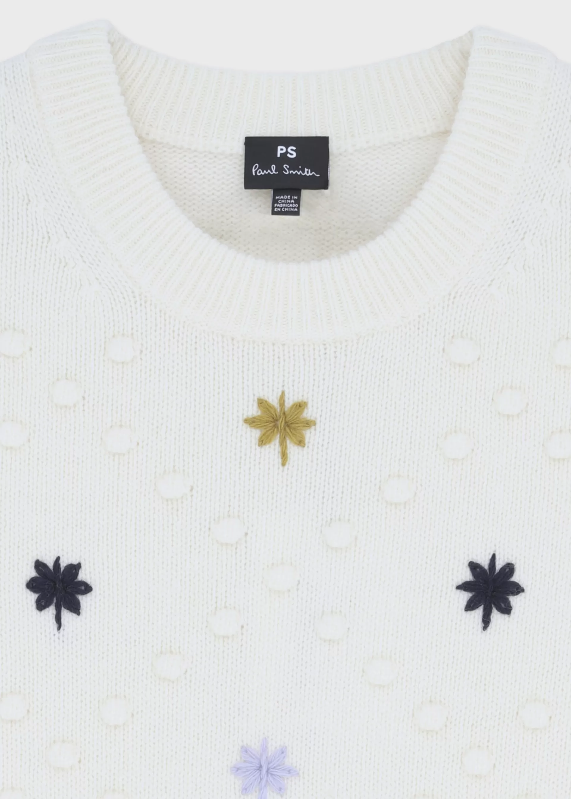 Women's 'Stars and Spots' Short Sleeve Knitted Sweater>Paul Smith Shop