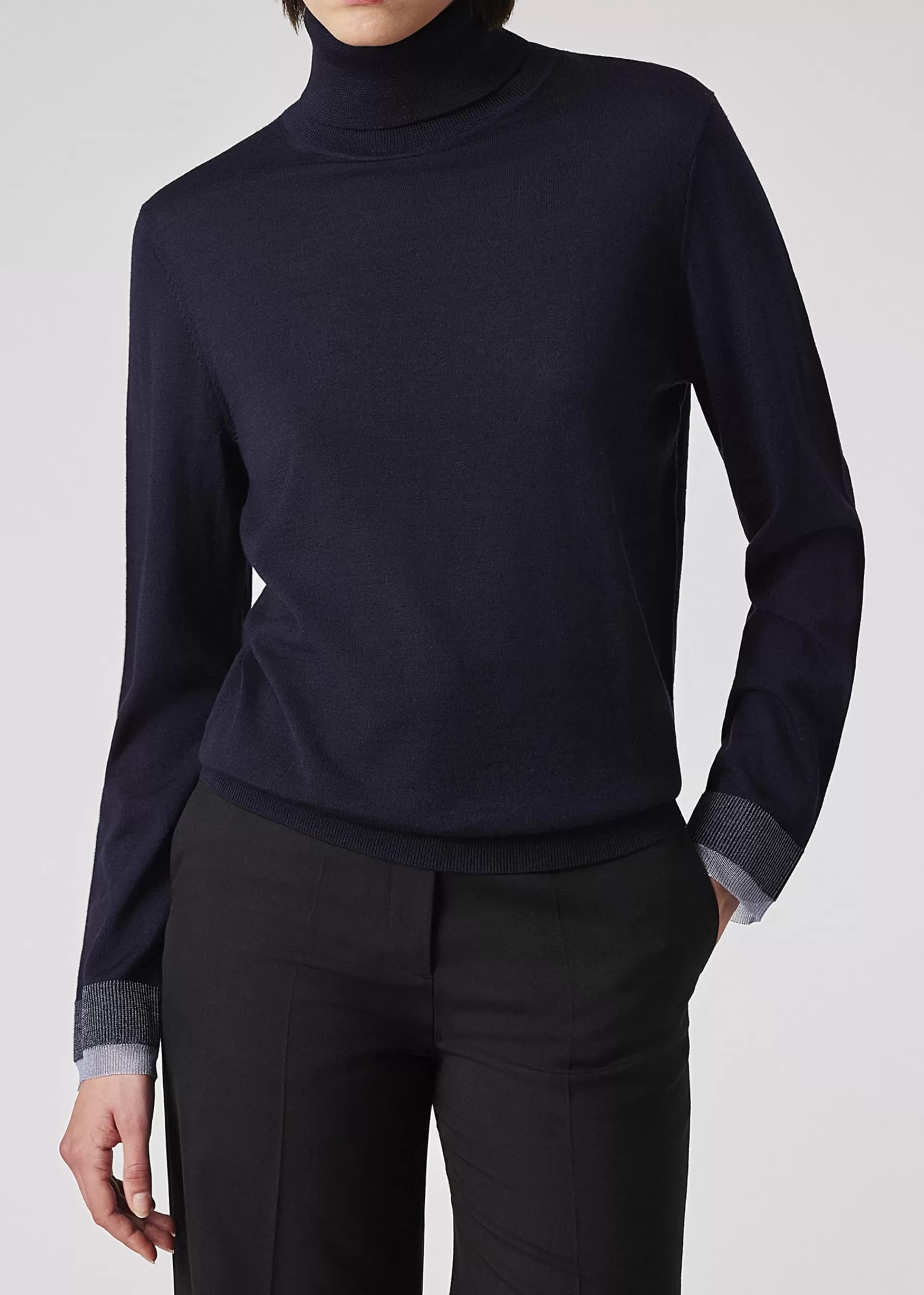 Women's Wool Knitted Roll Neck Sweater>Paul Smith Best Sale