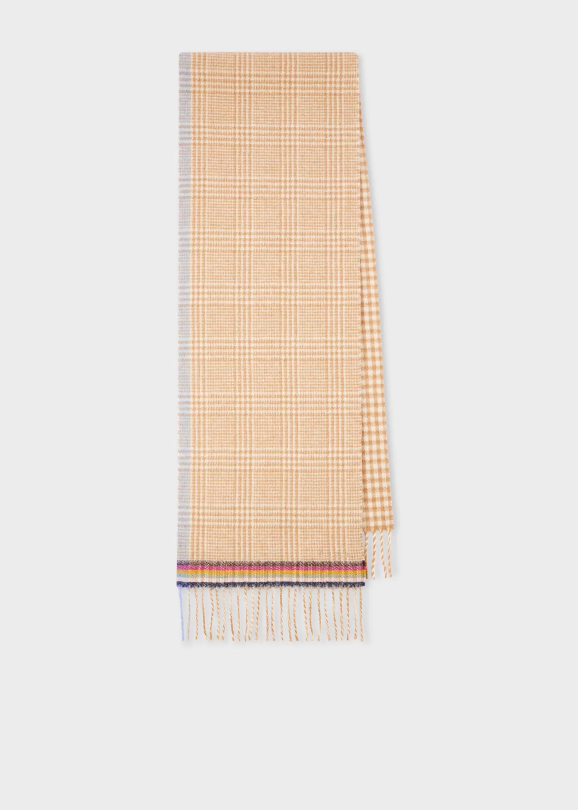 Women's Wool Prince of Wales Check Scarf>Paul Smith Shop