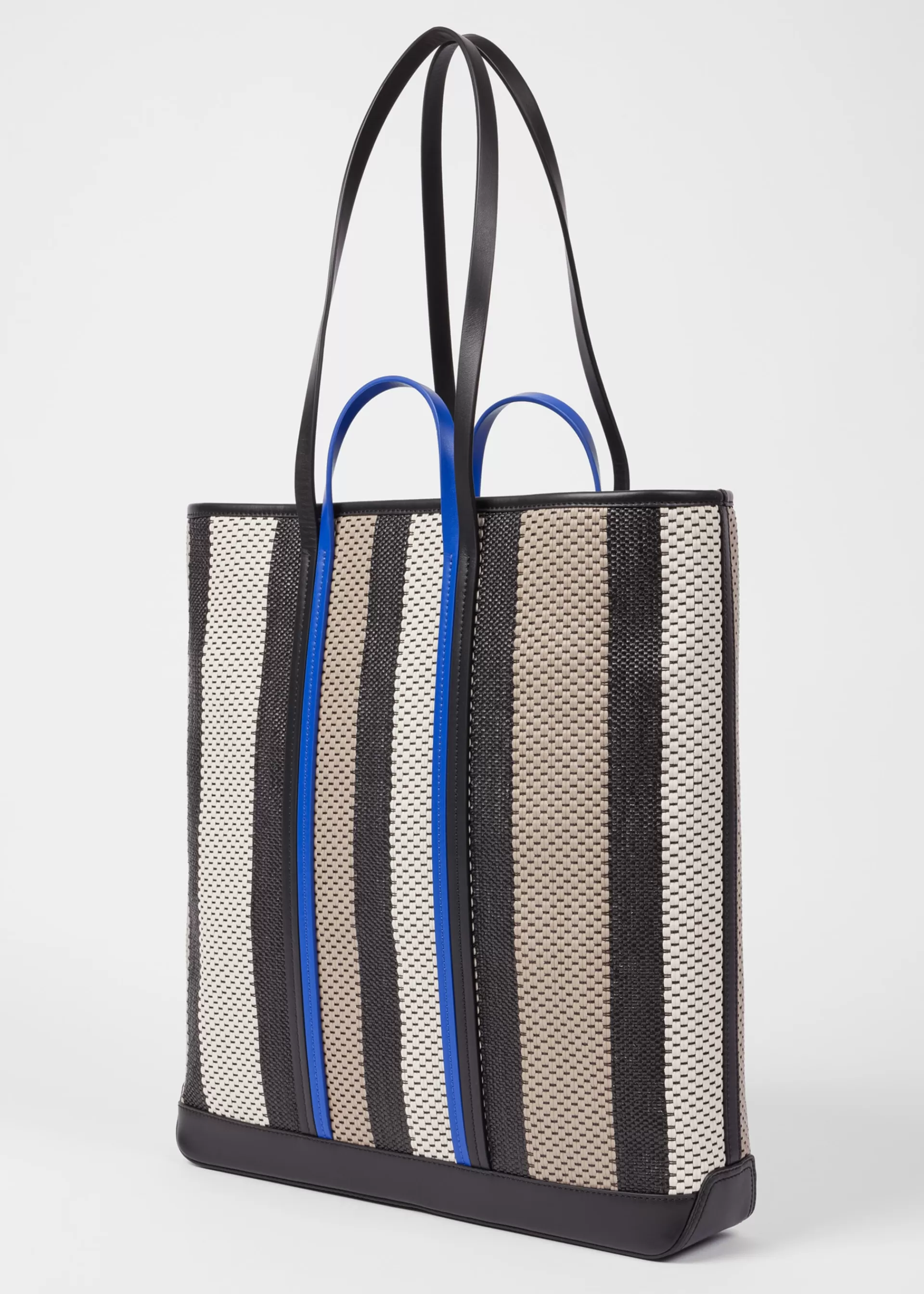 Women's Woven Stripe Tote Bag>Paul Smith Cheap