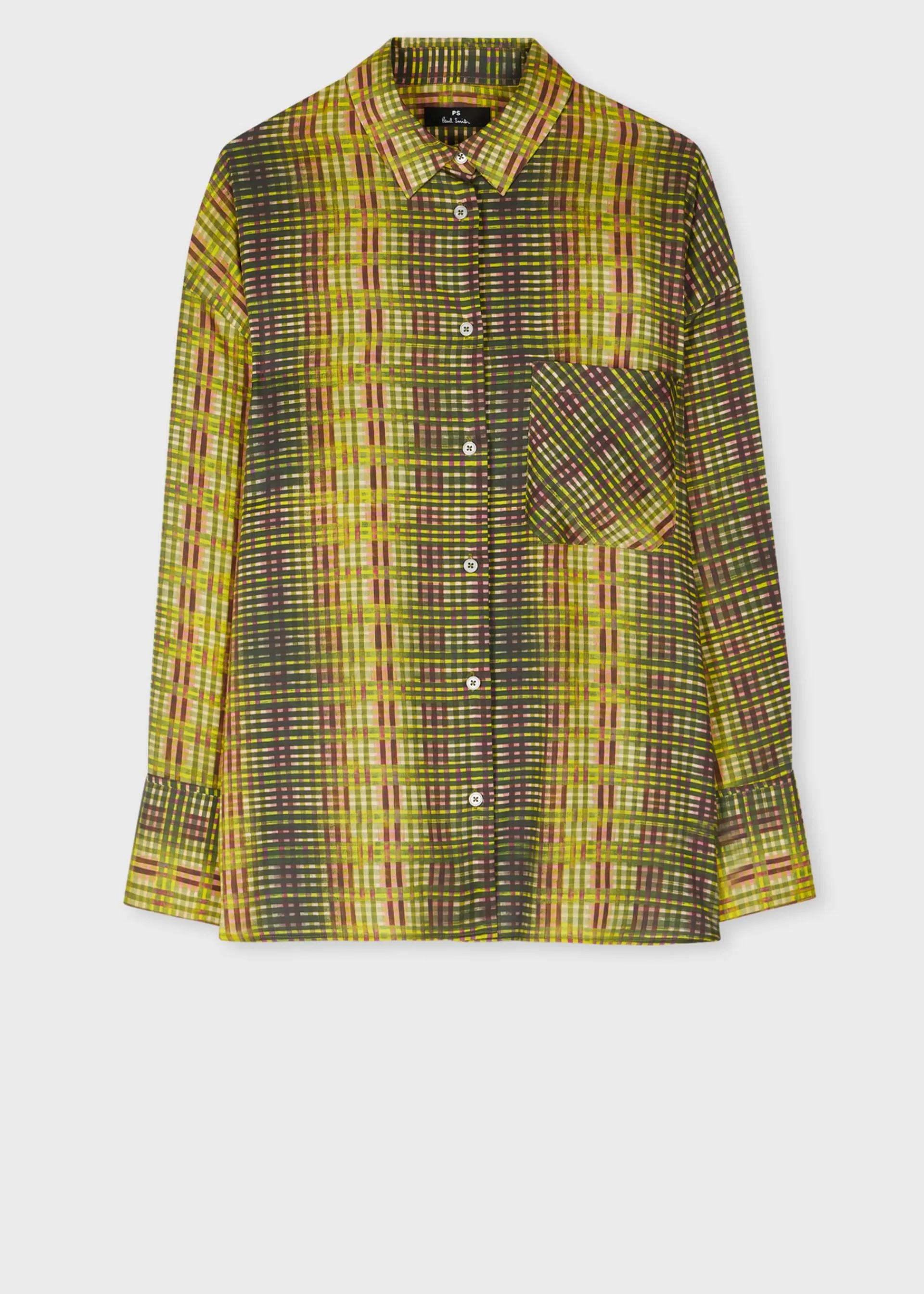 Women's and Black Check Shirt>Paul Smith New