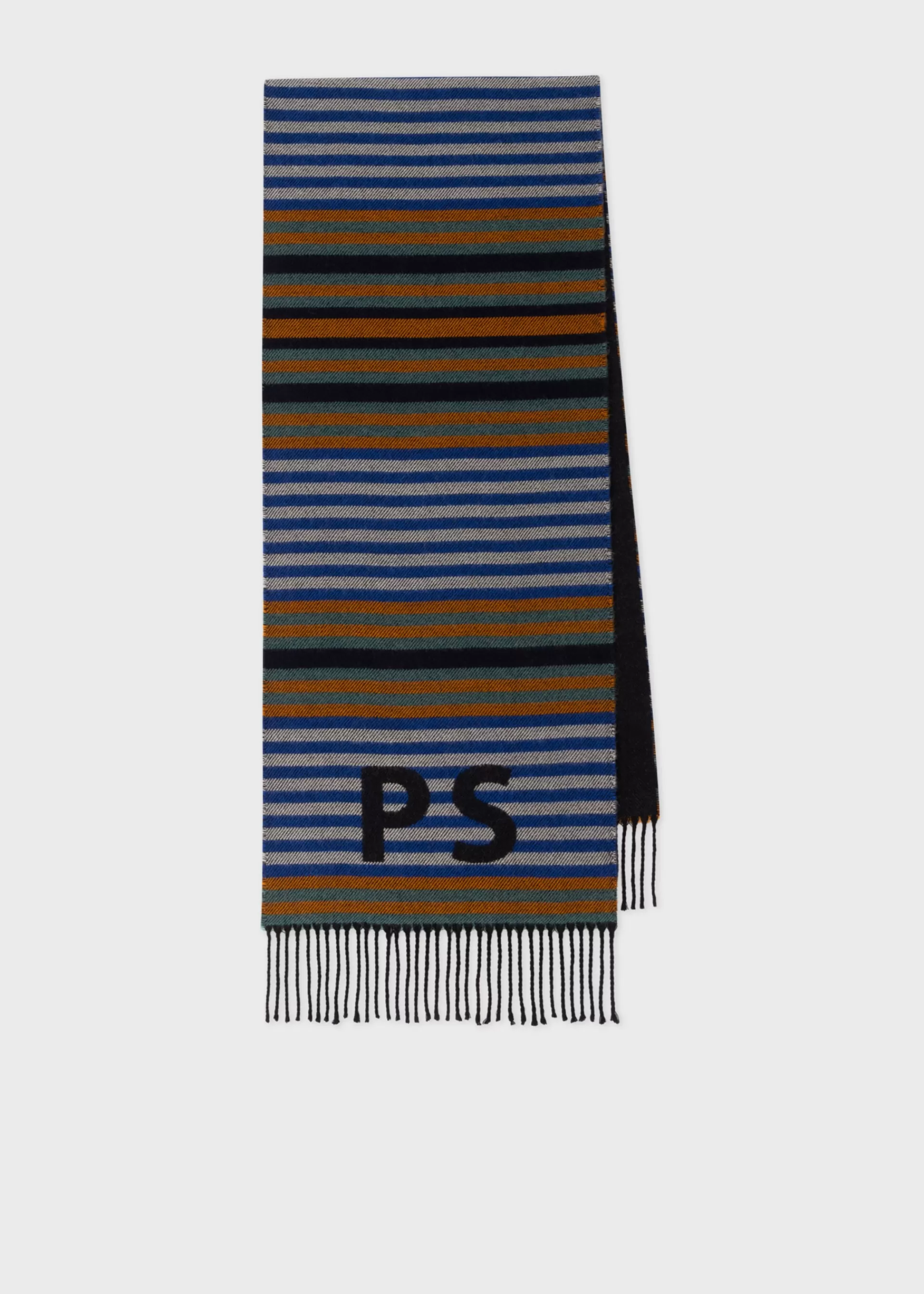 Wool And Cotton-Blend Stripe Scarf>Paul Smith Best