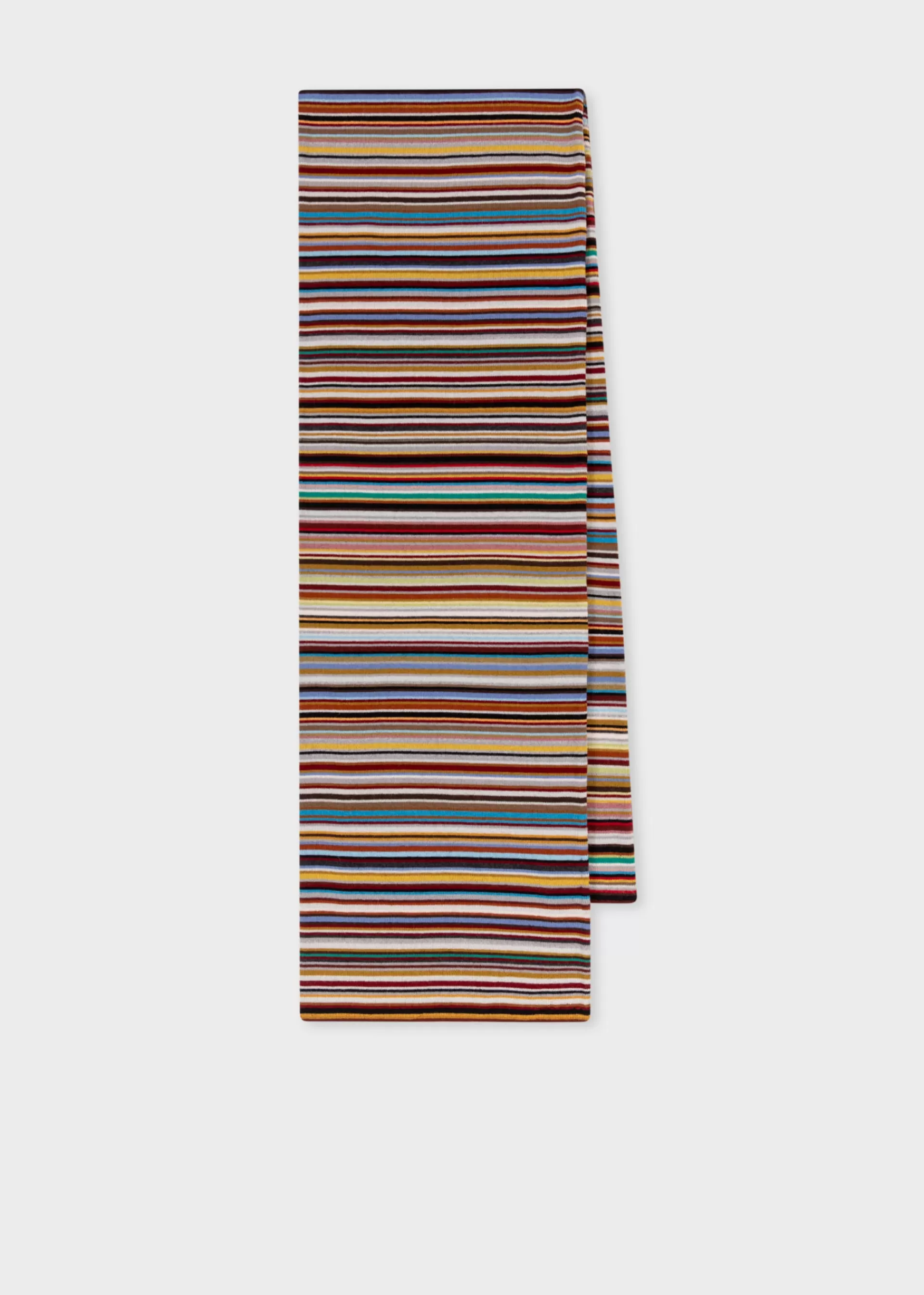 Woven Merino Wool 'Signature Stripe' Scarf>Paul Smith Fashion