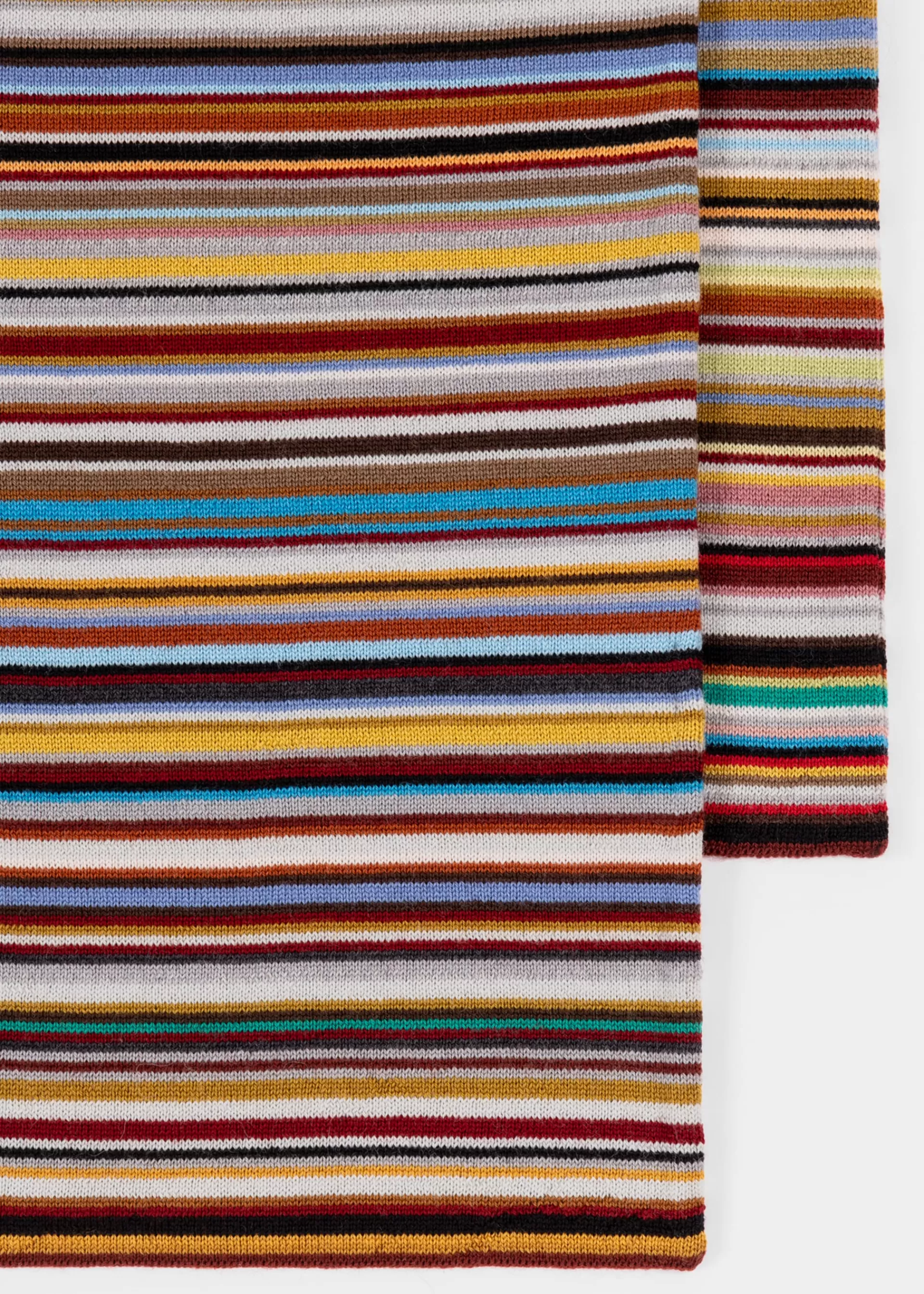 Woven Merino Wool 'Signature Stripe' Scarf>Paul Smith Fashion