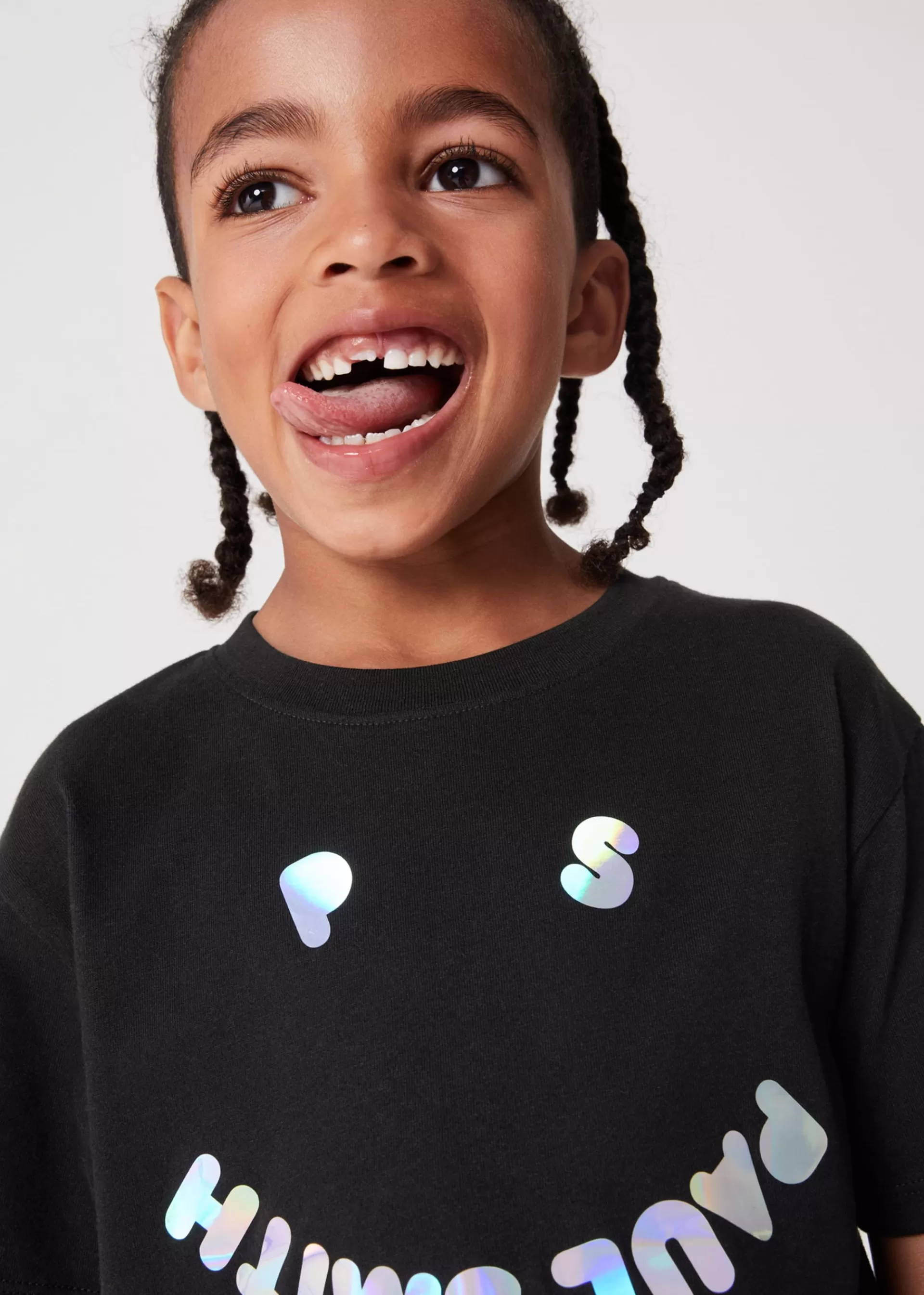 2-13 Years Holographic 'Happy' T-Shirt>Paul Smith Discount