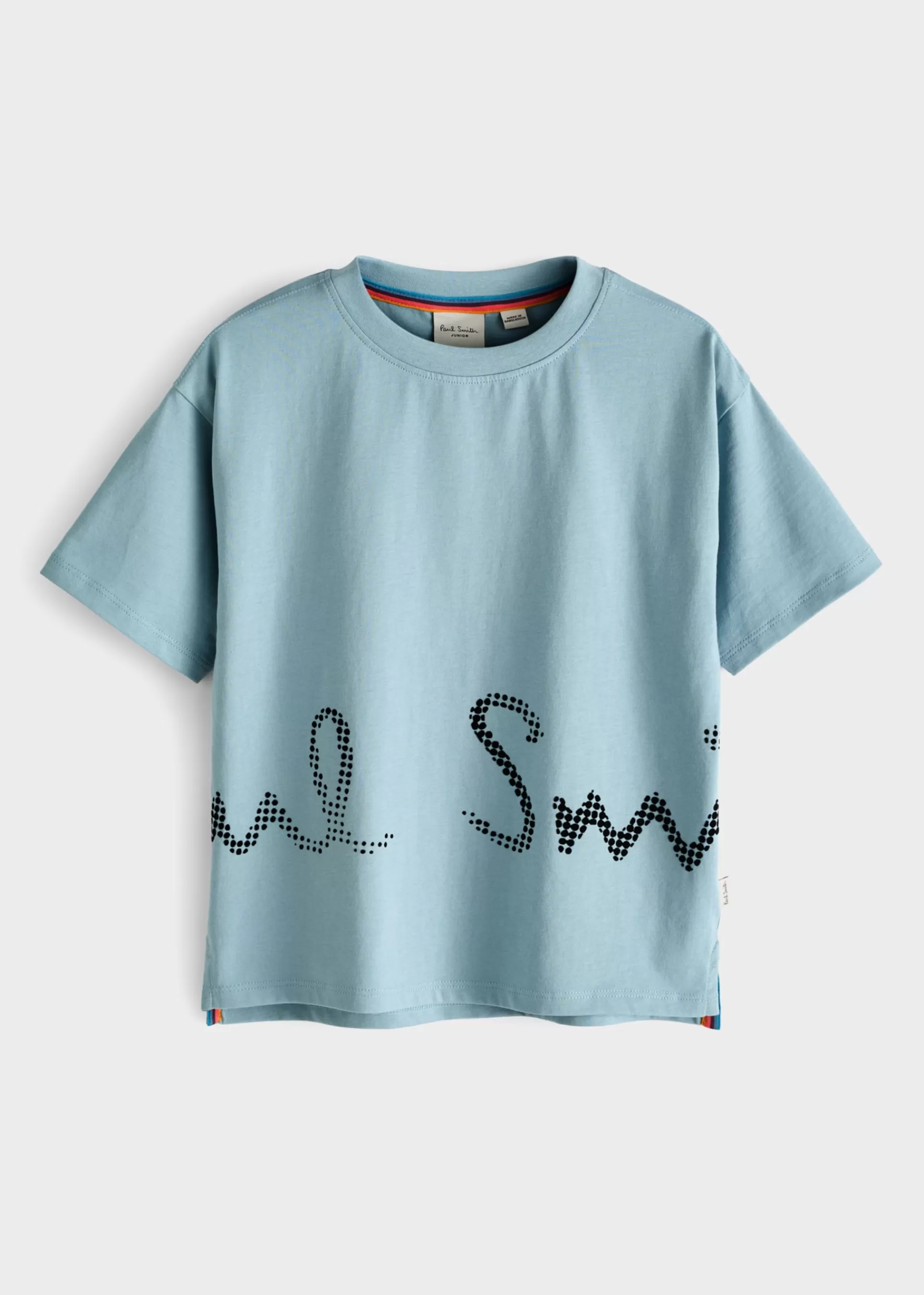 2-13 Years Light Blue 'Signature Logo' T-Shirt>Paul Smith Store