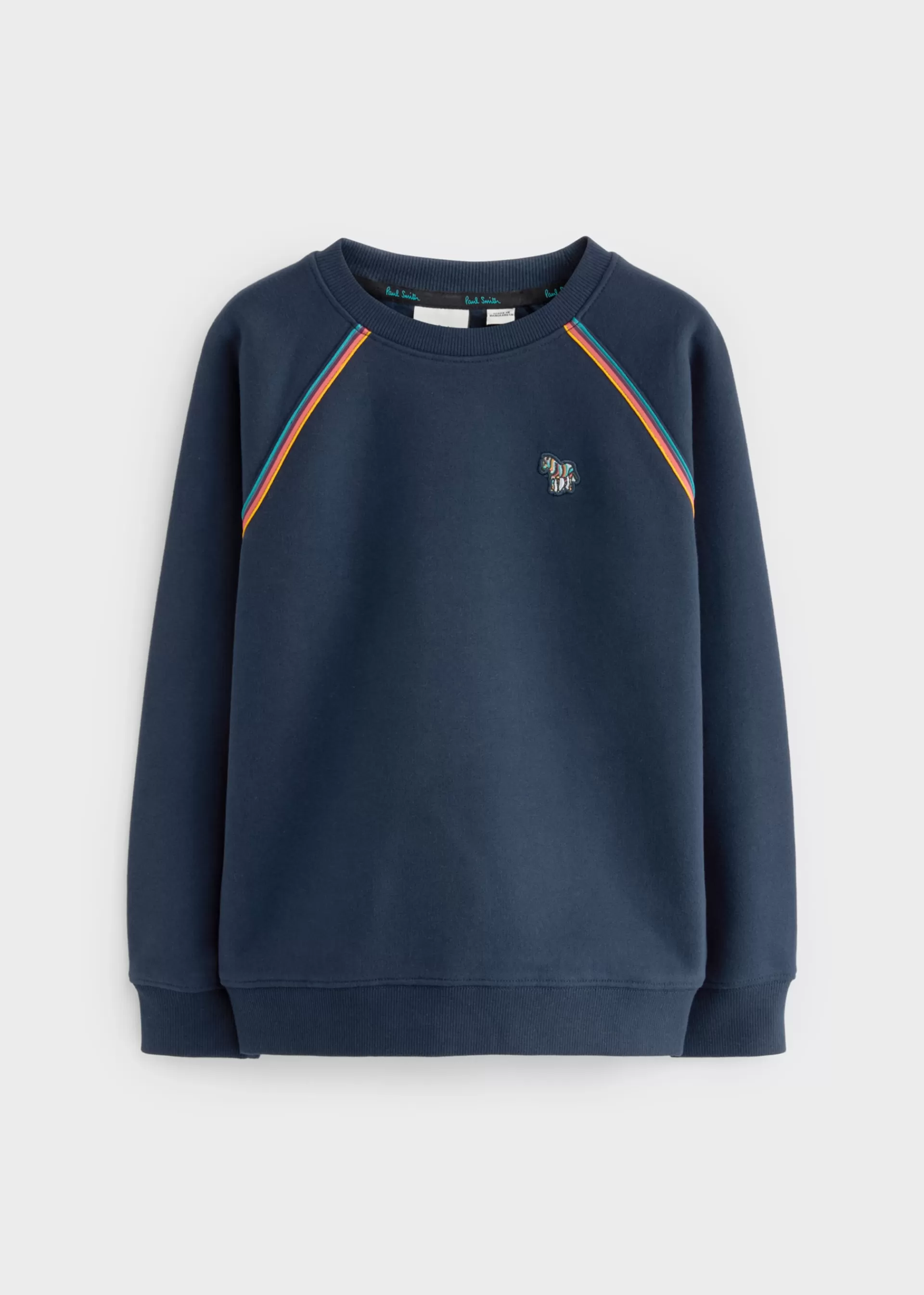 6-12 Years Navy 'Artist Stripe' Crew Neck Sweatshirt>Paul Smith Store