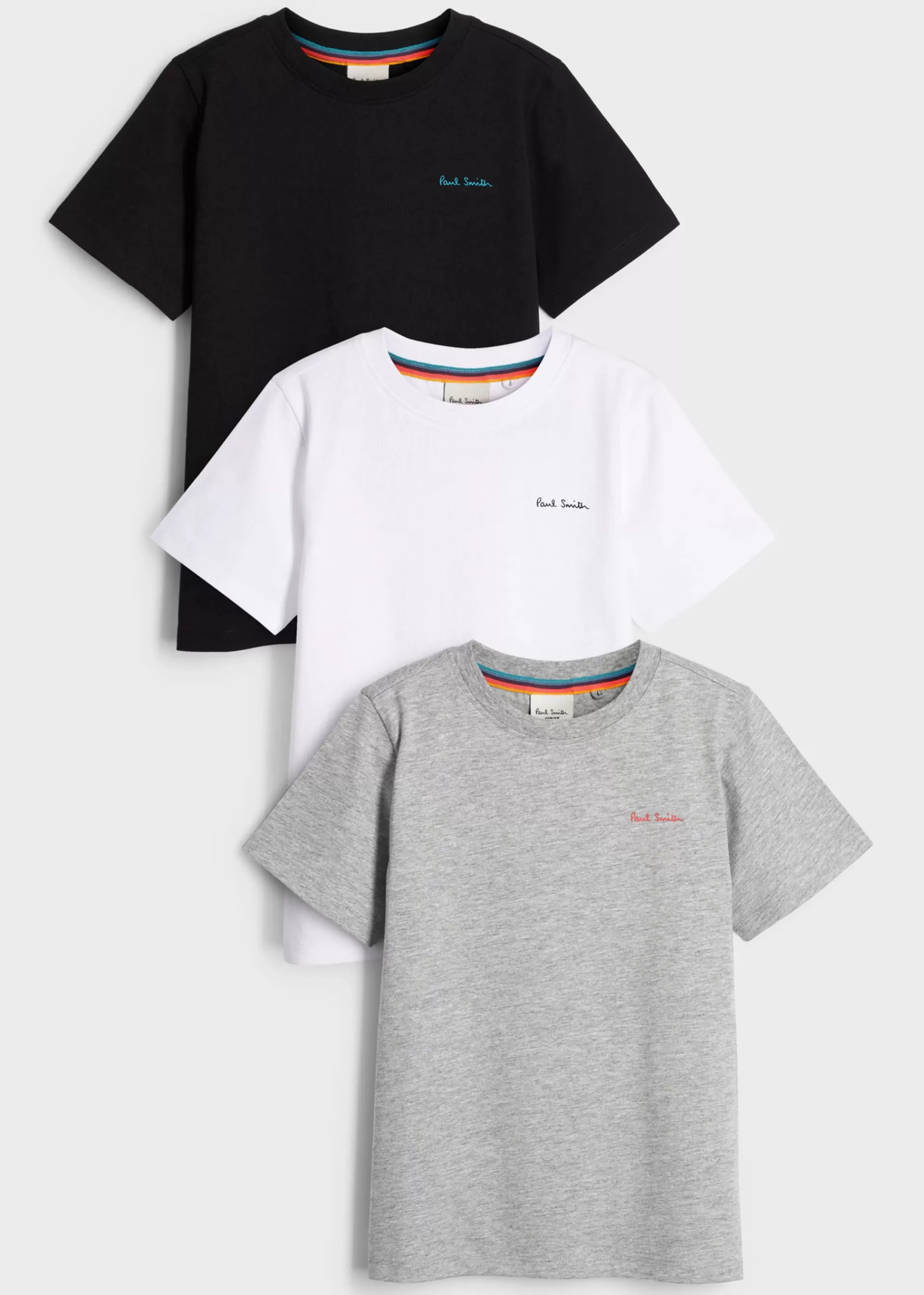 2-13 Years Signature Logo T-Shirts Three Pack>Paul Smith Fashion