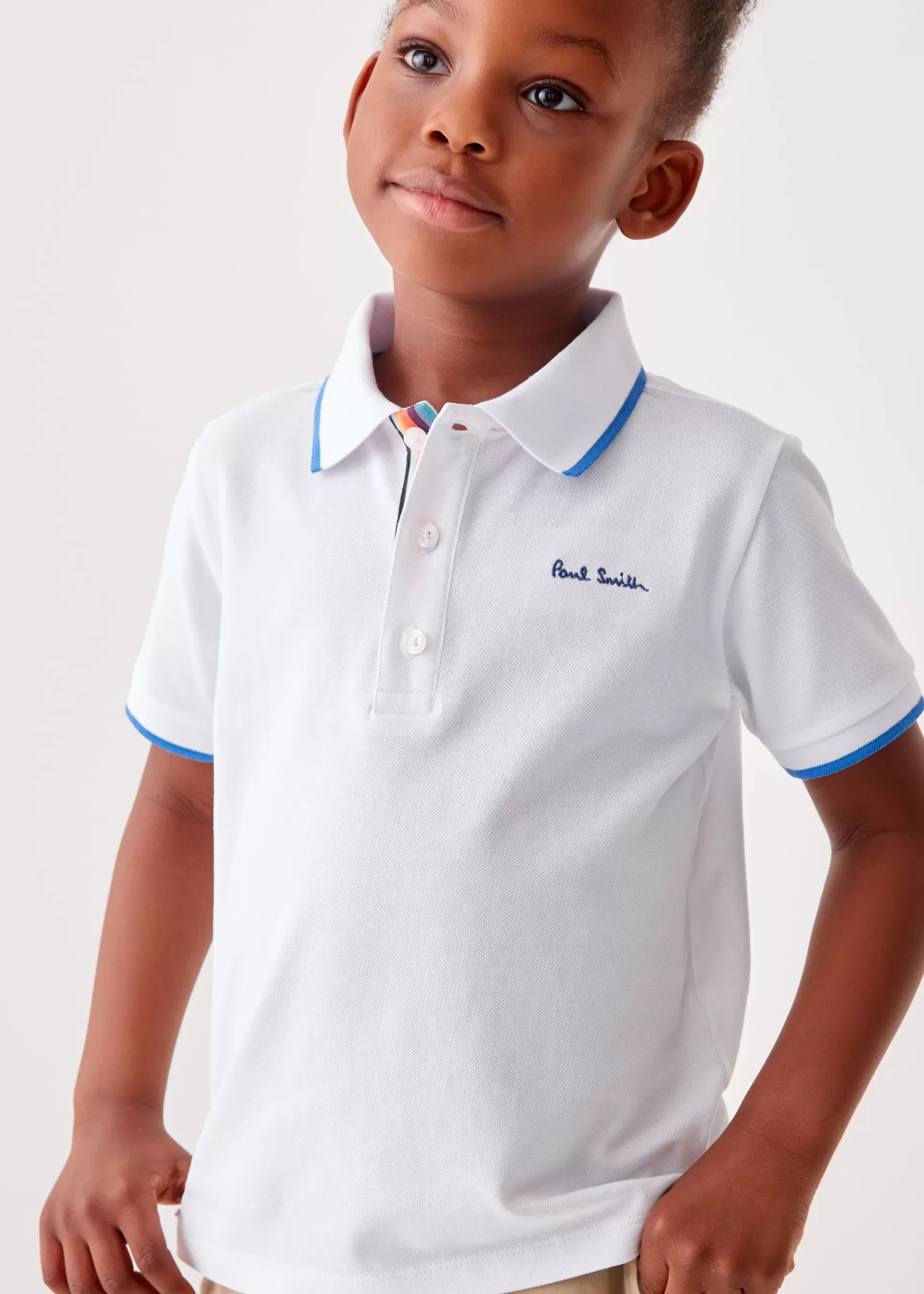 2-13 Years Short Sleeve Signature Polo Shirt>Paul Smith Outlet