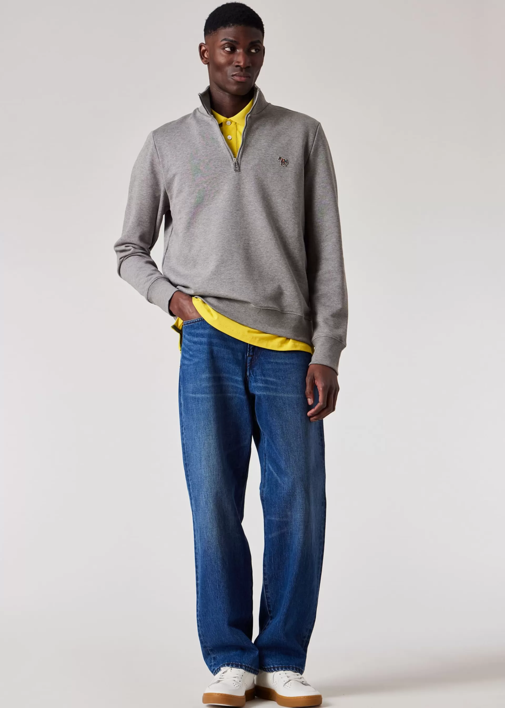 Yellow Chartreuse Organic Cotton Zebra Polo Shirt>Paul Smith Outlet