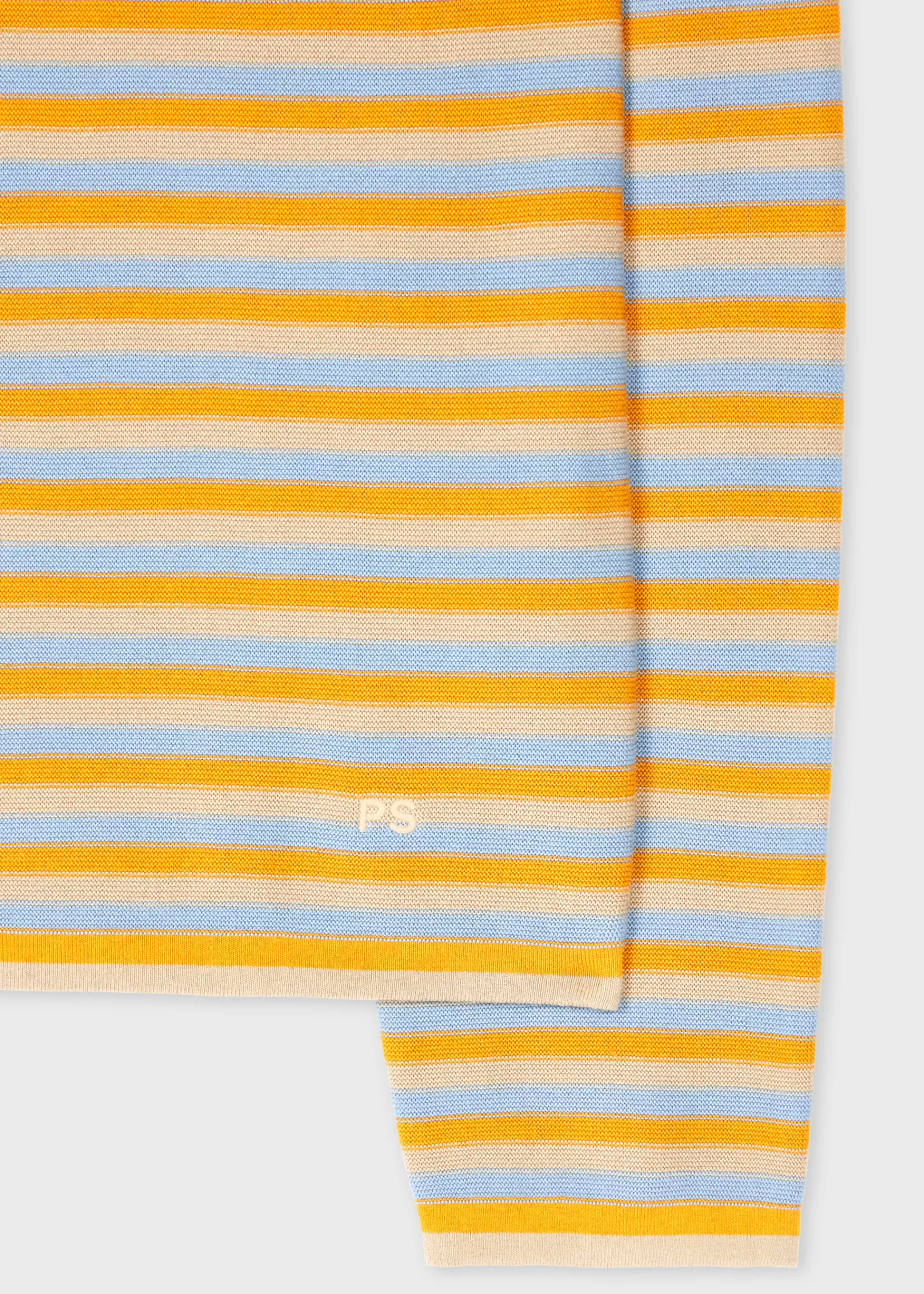 Faded Stripe Knitted Cotton Polo Shirt>Paul Smith Best