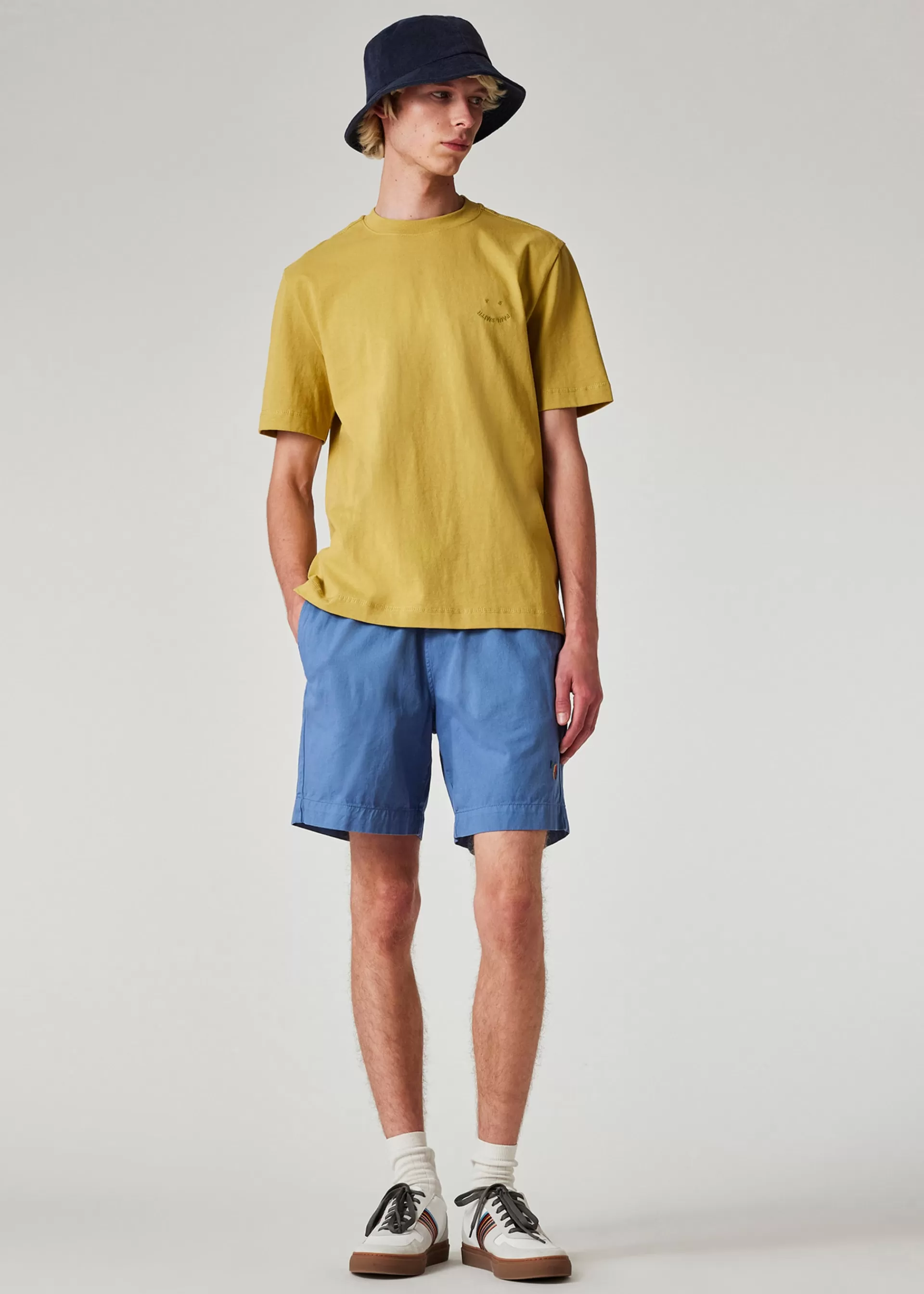 'Happy' Piece Dyed T-Shirt>Paul Smith Clearance